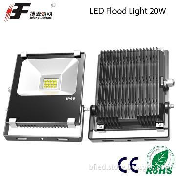 Professional designed led 20w flood light bar with meanwell and bridge